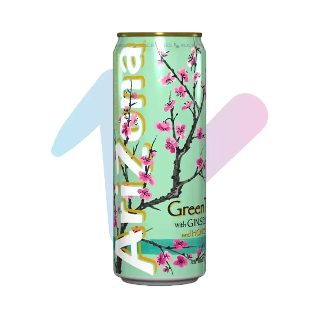 Trà Xanh Nhân Sâm Mật Ong AriZona (Lon 444ml)