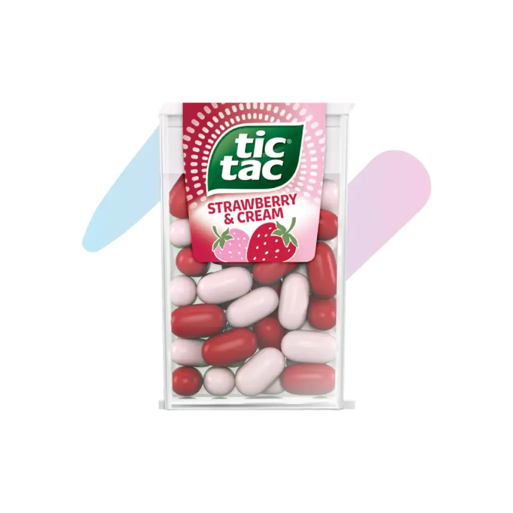 Kẹo Tic Tac Hương Dâu Và Bạc Hà (Hộp 14,5g)
