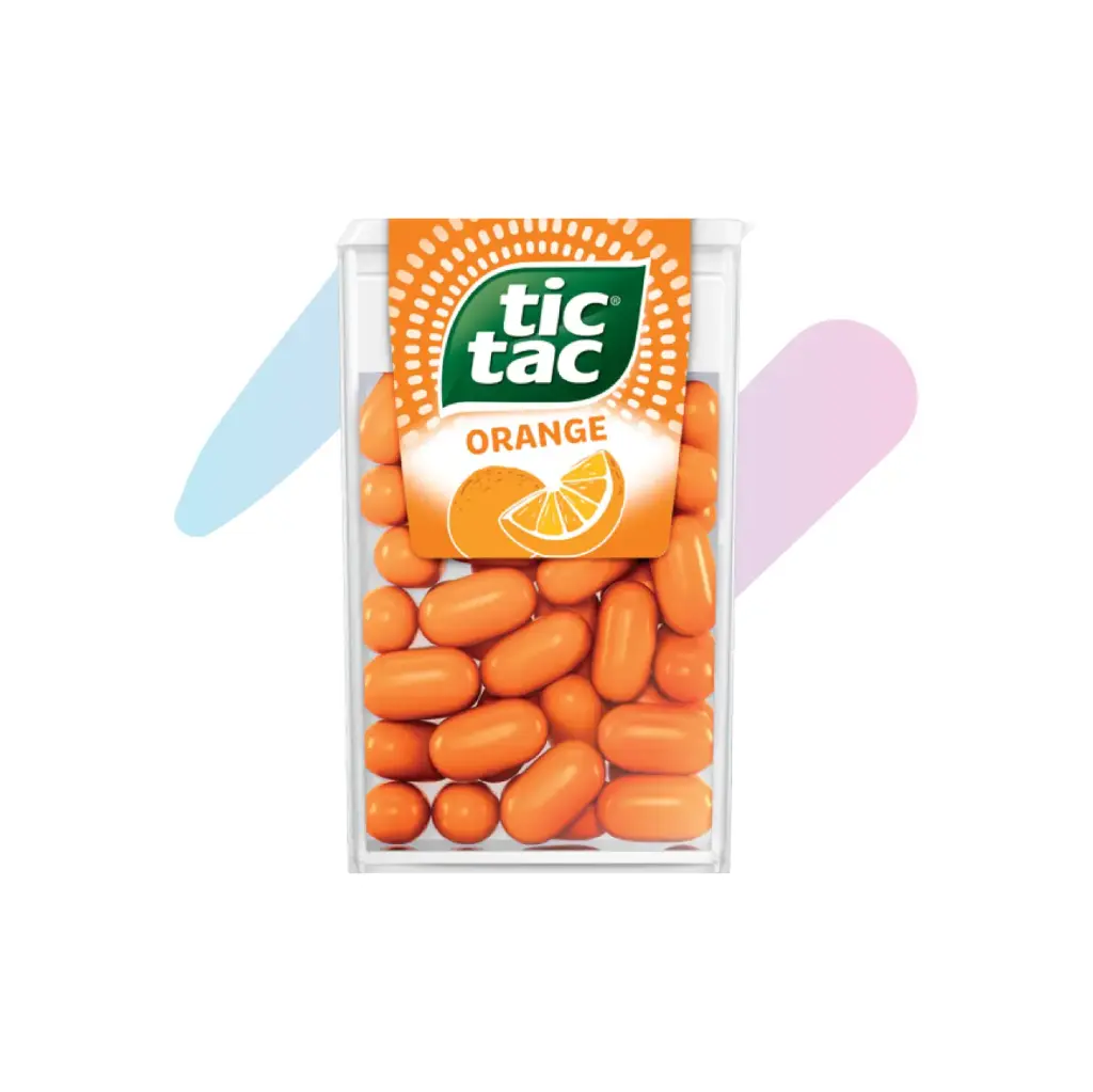 Tic Tac Orange Flavored Candy (Box 0.51oz)