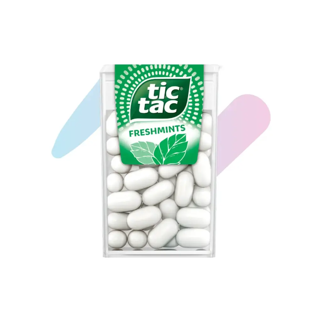 Tic Tac Peppermint Flavored Candy (Box 0.51oz)