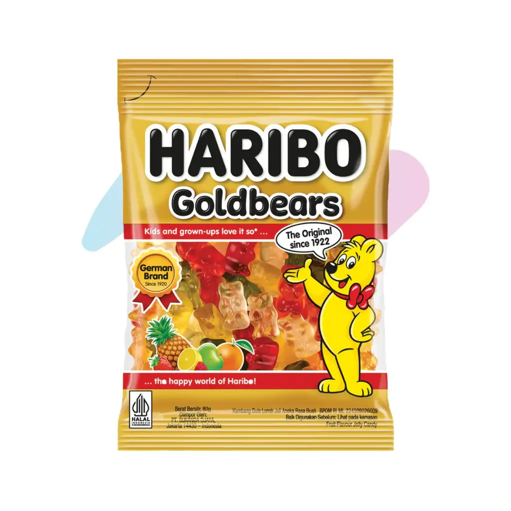 Kẹo Dẻo Haribo Goldbears (Gói 80g)