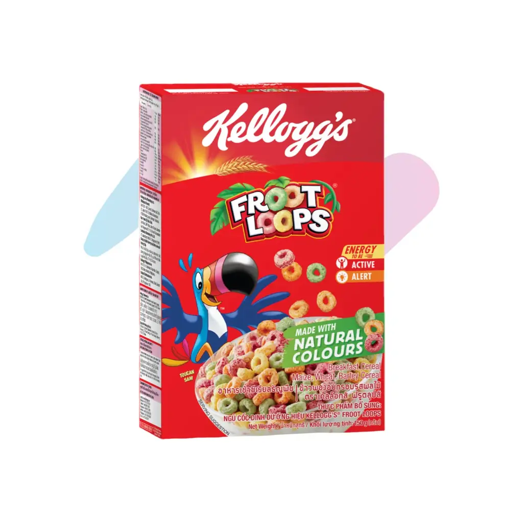 Ngũ Cốc Dinh Dưỡng Kellogg's Froot Loops (Hộp 150g)