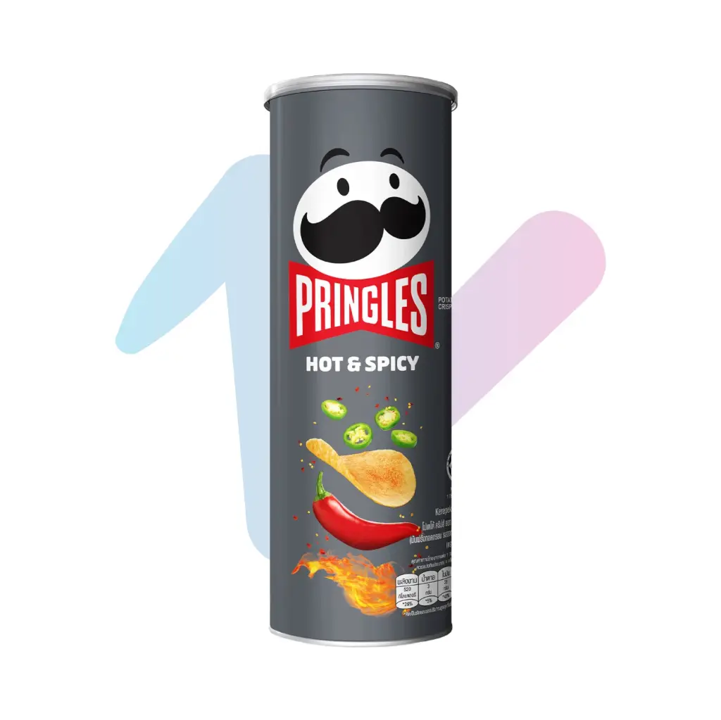 Snack Khoai Tây Pringles Hot & Spicy (Hộp 102g)