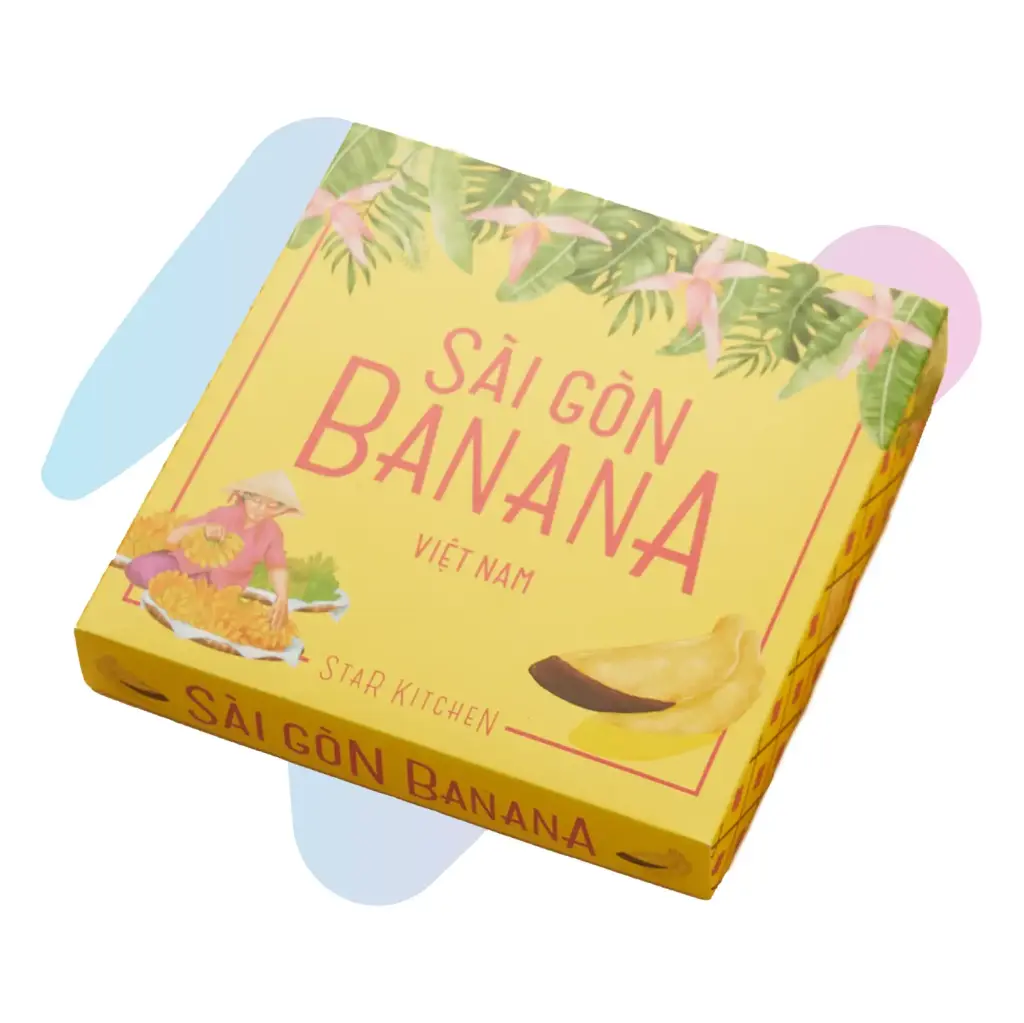 Bánh Quy Chuối Phủ Socola Star Kitchen (Hộp 108g)