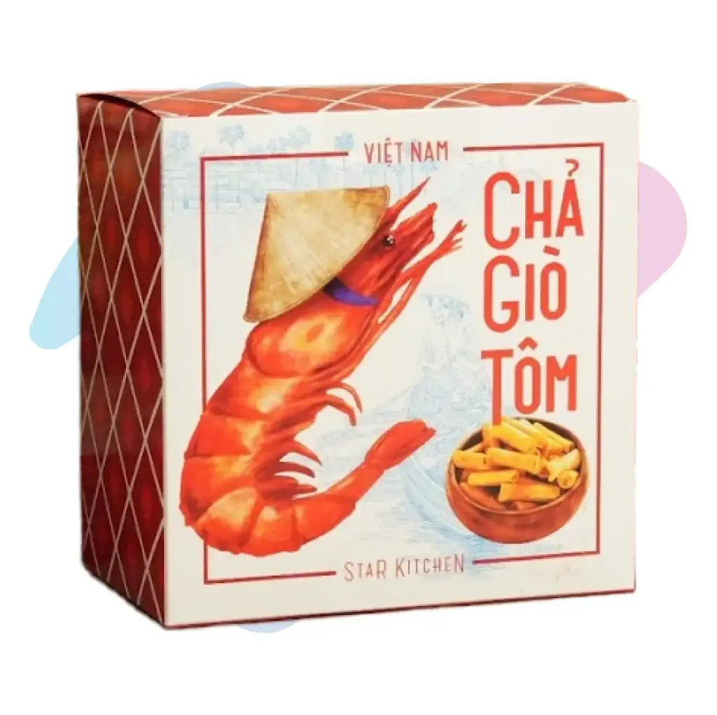 Chả Giò Tôm Star Kitchen (Hộp 504g - 24 Túi)