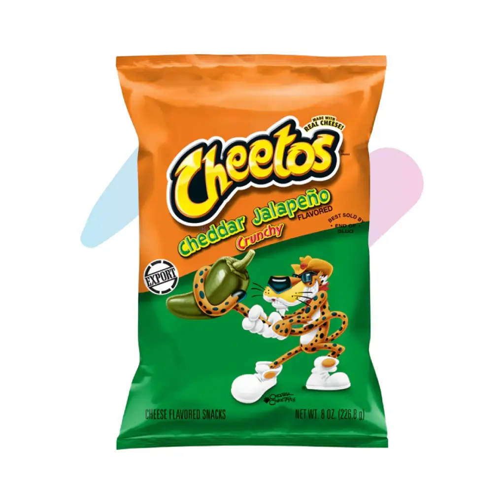 Cheetos Cheddar Jalapeno Crunchy Snack (8oz Pack)