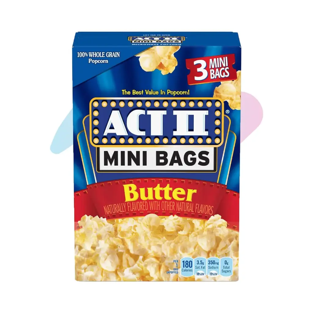 ACT II Microwave Popcorn - Butter (8.25oz Box - 3 Bags)