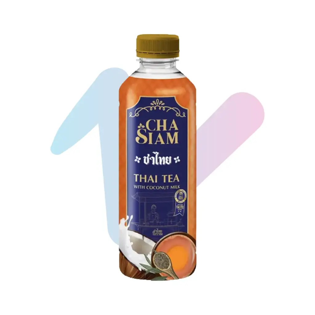 Trà Thái Đỏ Sữa Dừa Cha Siam (Chai 350ml)