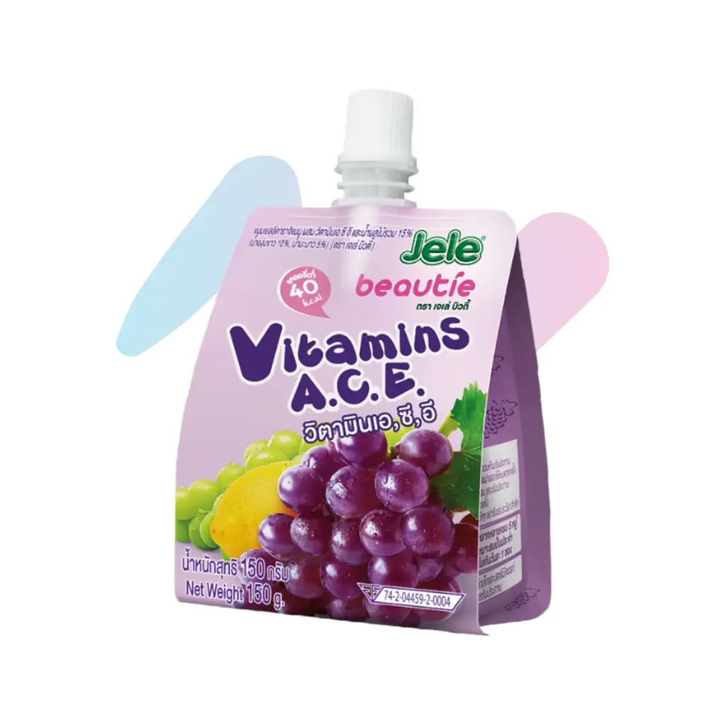 Jele Beautie Vitamin A, C, E Grape Jelly Juice (5.29oz Pack)