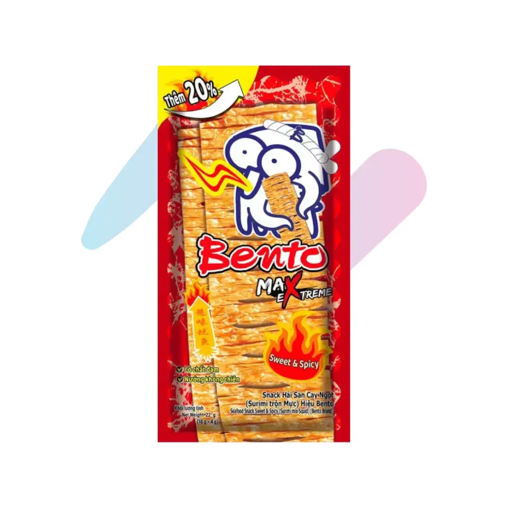 Bento Sweet & Spicy Flavored Squid Seafood Snack (0.78oz Pack)