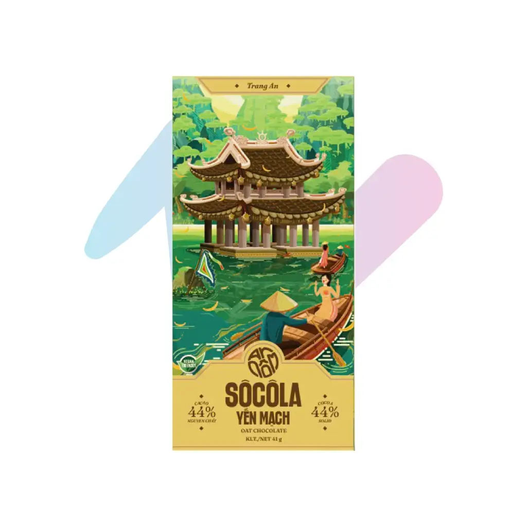 Socola Yến Mạch 44% - An Nôm TBROS (Thanh 41g - Bộ Du Lịch)