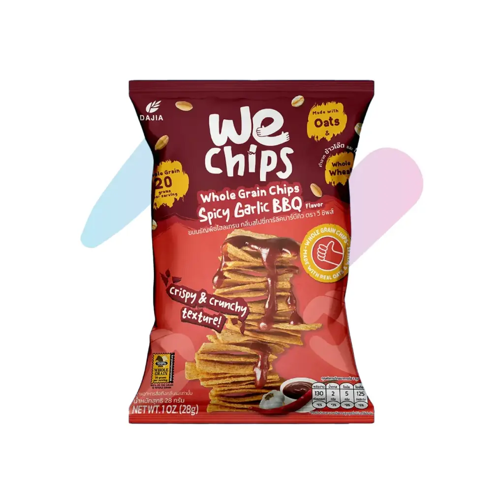 WE Chips Spicy Garlic BBQ Whole Grain Chips (1oz Pack)