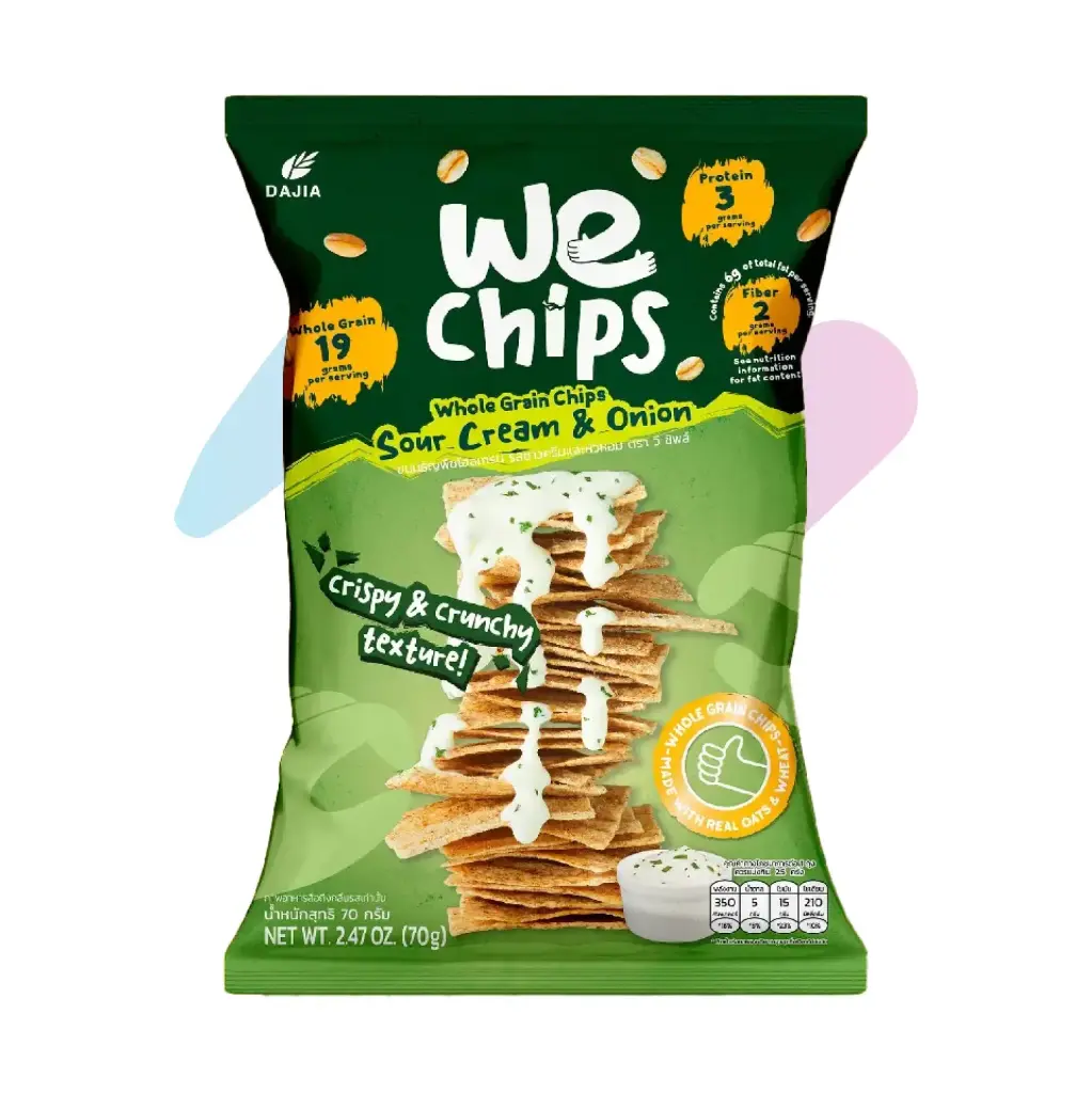 WE Chips Sour Cream & Onion Whole Grain Chips (2.47oz Pack)