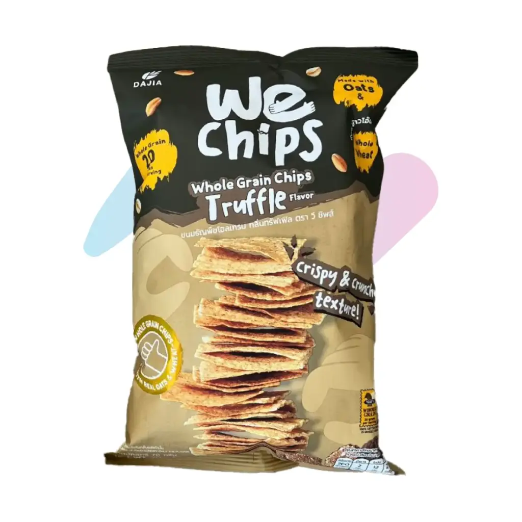 Bánh Snack Nguyên Cám WE Chips Vị Nấm Truffle (Gói 70g)