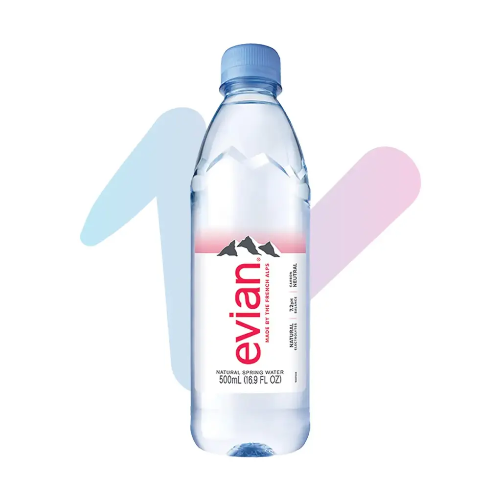 Nước Khoáng Thiên Nhiên Evian (Chai 500ml)