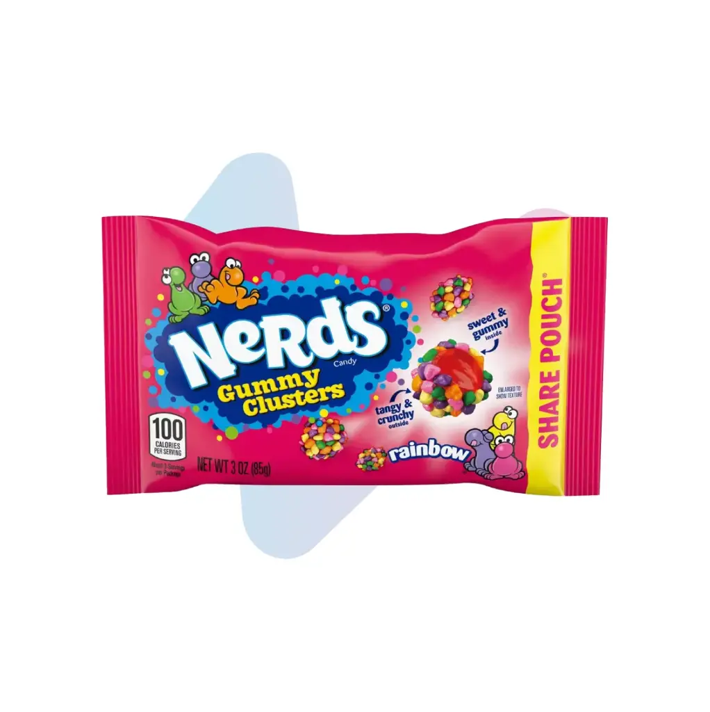 NERDS Gummy Clusters Candy Rainbow (3oz Pack)