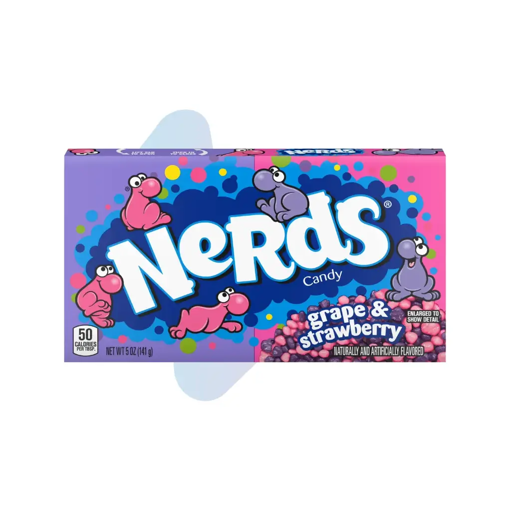 Kẹo Giòn NERDS Vị Nho & Dâu (Hộp 141,7g)