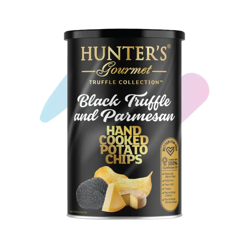 Khoai Tây Chiên Hunter's Gourmet Vị Truffle Đen & Phô Mai (Hộp 150g)