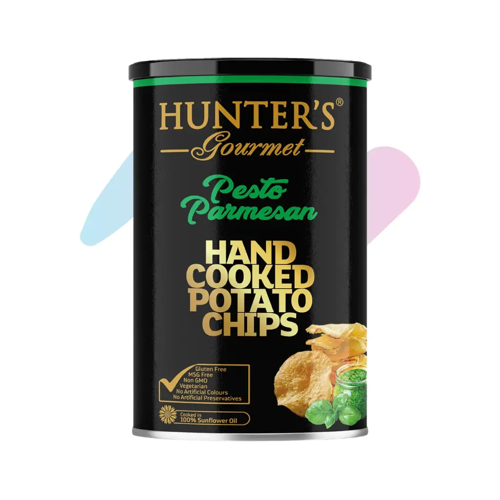 Khoai Tây Chiên Hunter's Gourmet Vị Phô Mai Parmesan & Sốt Pesto (Hộp 150g)