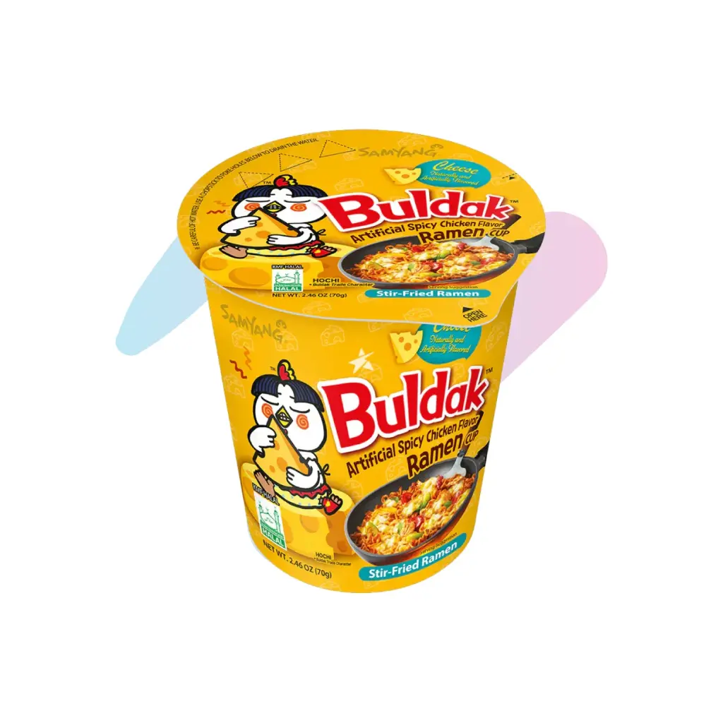 Mì Ly Samyang Gà Cay Phô Mai (Ly 70g)