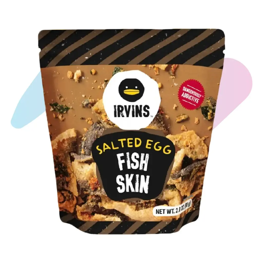 IRVINS Salted Egg Fish Skin (2.82oz Pack)