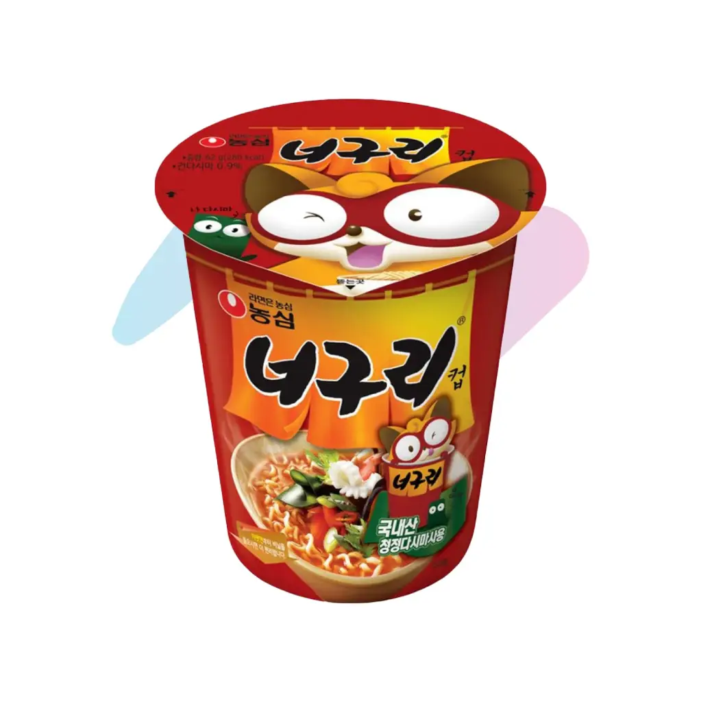 Nongshim Neoguri Spicy Seafood Noodle Soup (2.4oz Cup)
