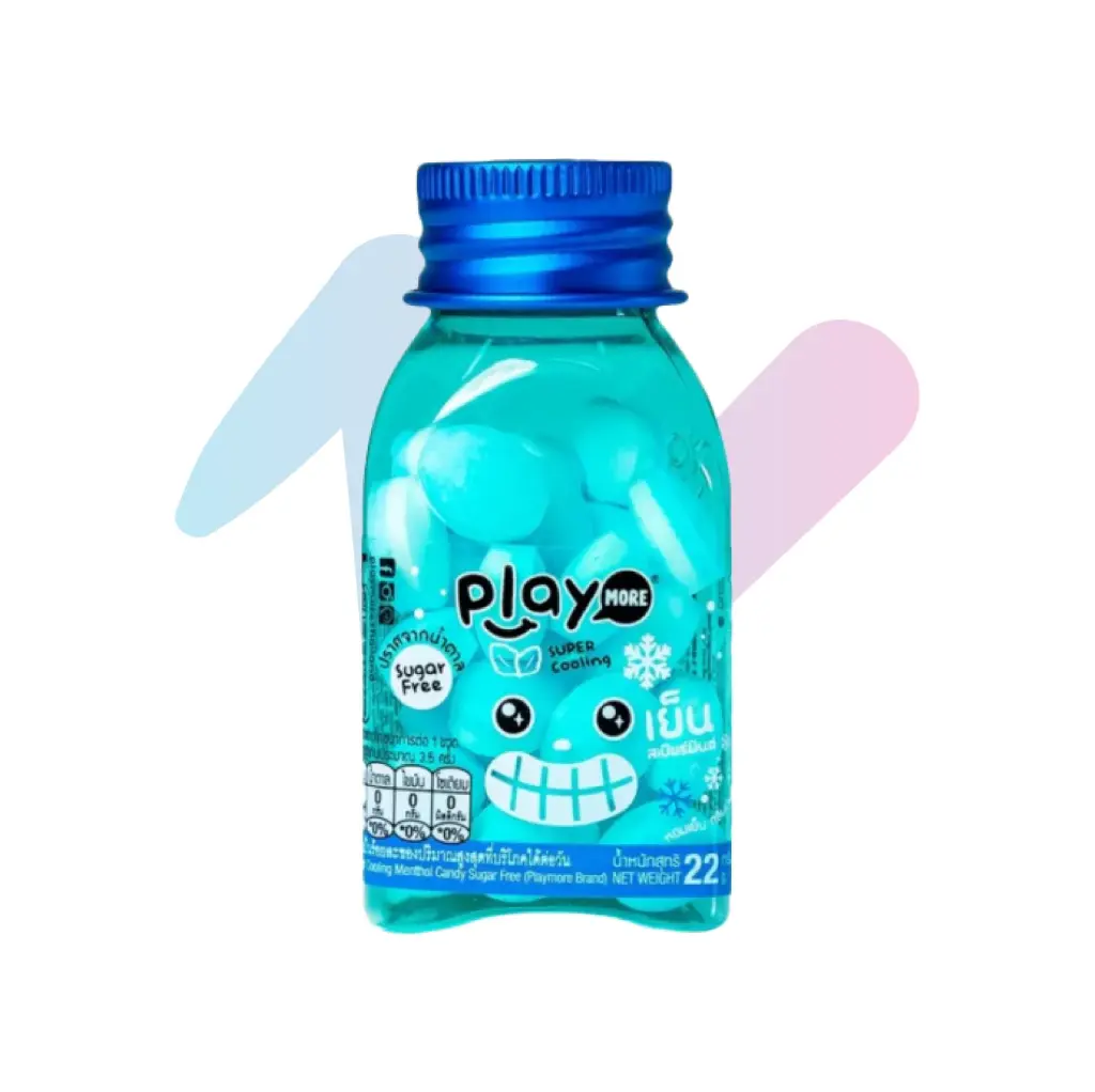 Kẹo The Playmore Vị Bạc Hà Siêu Mát Lạnh (Hũ 22g)