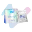 Bao Cao Su Durex Invisible Extra Thin Extra Sensitive (Hộp 3 Cái)